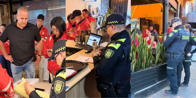 Durante la tarde del pasado viernes, los equipos de Seguridad y Convivencia de la Alcaldía Local de Barrios Unidos, en articulación con las secretarías Distritales de Seguridad y Gobierno y la Policía Nacional, realizaron un operativo de Inspección, Vigilancia y Control 