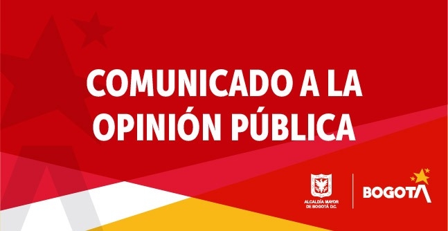 Comunicado a la opinión pública