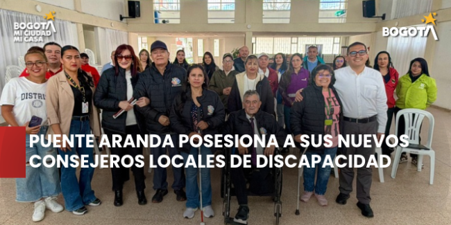 Puente Aranda posesiona a sus nuevos Consejeros Locales de Discapacidad