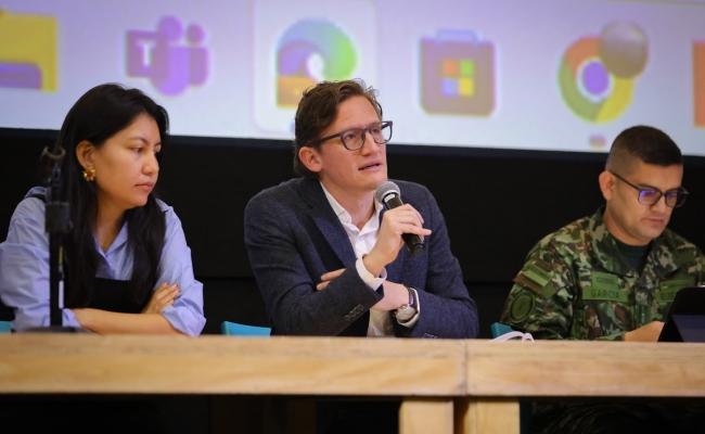 Gustavo Quintero Ardila, secretario de Gobierno, durante su intervención en la tercera sesión del Comité Organizador Distrital de las Elecciones de los Consejos Locales de Juventud 2026.