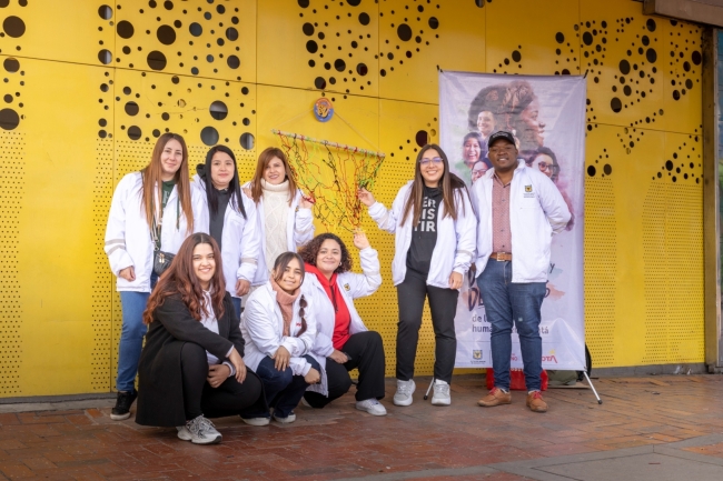 Integrantes de la Dirección de Derechos Humanos de la Secretaría de Gobierno