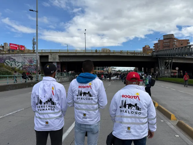 Diálogo y derechos humanos en marchas