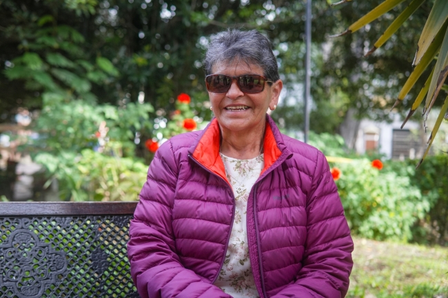 Lilia Plazas Rosas, coordinadora del Laboratorio Cívico por las mujeres cuidadoras de Barrios Unidos