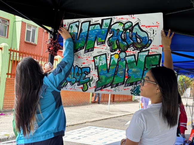 Arte, cultura y participación transforman los entornos escolares de Antonio Nariño