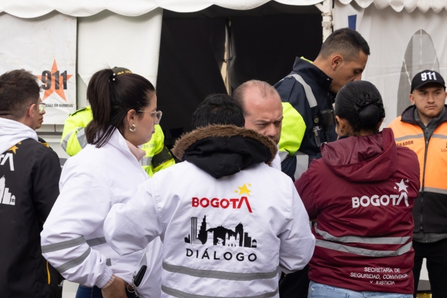 Equipo dialogo en movilizacion