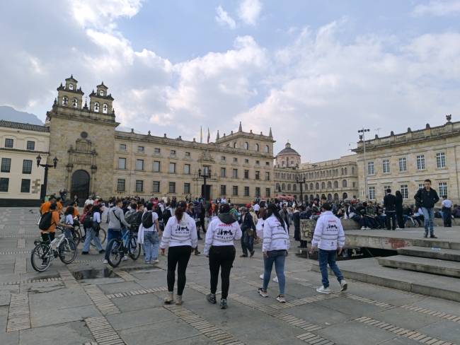 Equipo de diálogo en movilizaciones