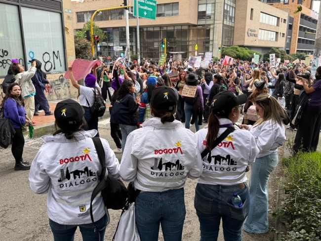 Equipo de gestoras Diálogo social en marchas