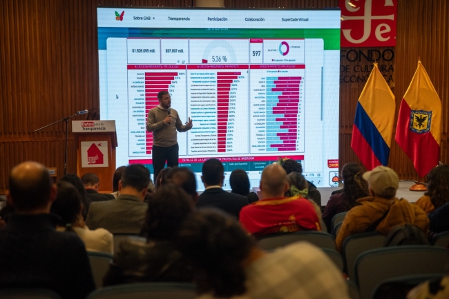 Evento presentación plataforma Datos por la Transparencia