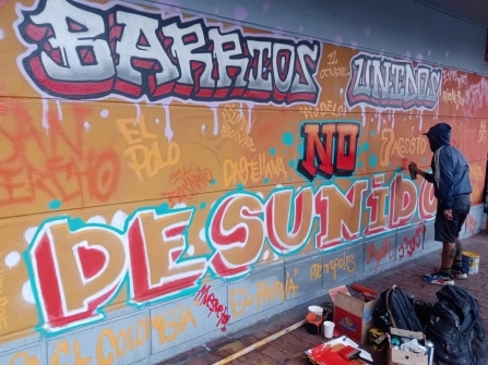 El arte tiene el poder de transformar el tejido social en la localidad de Barrios Unidos. 