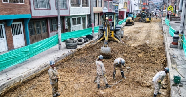 Obras que se sienten en los barrios de Bogotá