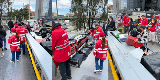 Durante la actividad se adelantaron intervenciones interinstitucionales orientadas a la recuperación del espacio público y el fortalecimiento de la presencia institucional en el sector.