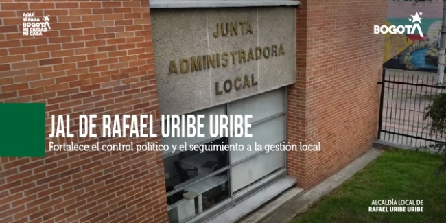 Fachada del recinto de la Junta Administradora Local de Rafael Uribe Uribe