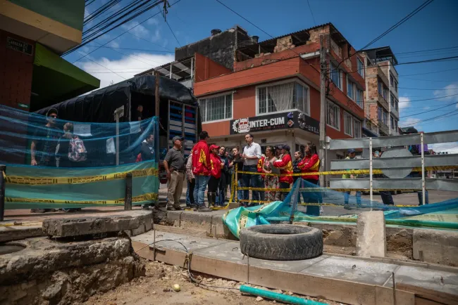 Avanzan las obras de mejoramiento vial en Kennedy: más de 700 habitantes de Valladolid serán beneficiados