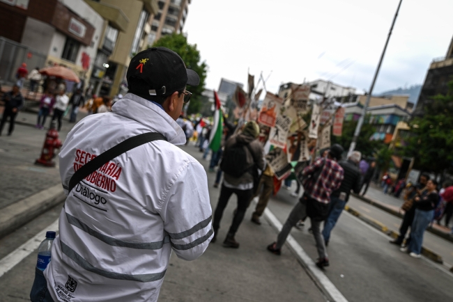 Movilizaciones y marchas en Bogotá