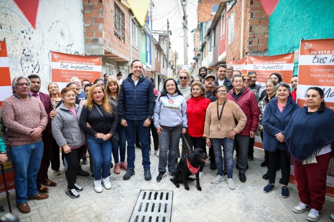 cinco obras locales para la comunidad del barrio Marruecos en Bogotá