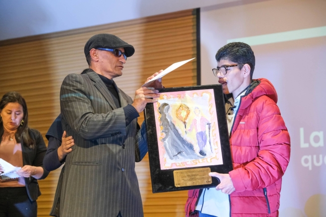 Jairo Robayo Useche, representante Distrital de personas Sordoceguera