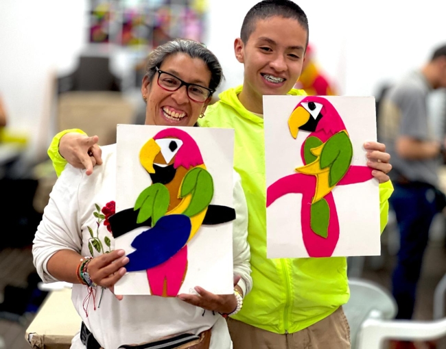 Primera feria artesanal de personas con discapacidad en Kennedy.