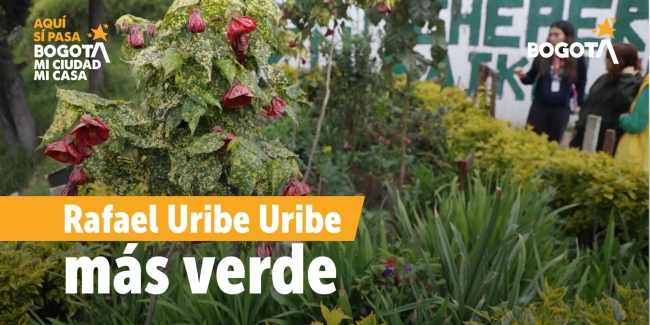 Jardín ubicado en Rafael Uribe Uribe