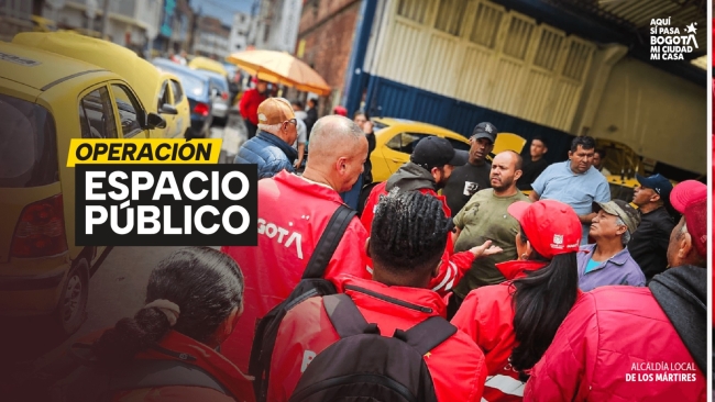 Orden y buen uso del espacio público en Manzana Educativa - Localidad de Los Mártires