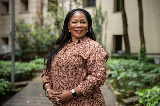 Sandra Yineth Palacios Moreno, consultiva distrital de comunidades negras y afrocolombianas de la localidad de La Candelaria 