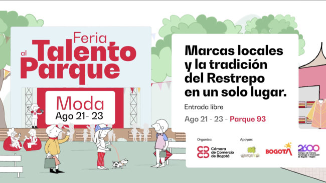 Talento al Parque 2026 reunirá a 100 empresas del sector moda,  accesorios y joyería en el Parque 93