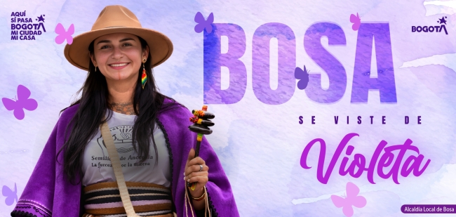 Bosa se viste de Violeta