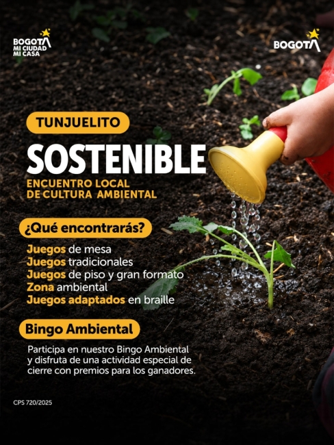 ¡A jugar y aprender por el ambiente!  Tunjuelito invita al Encuentro Local de Cultura Ambiental 