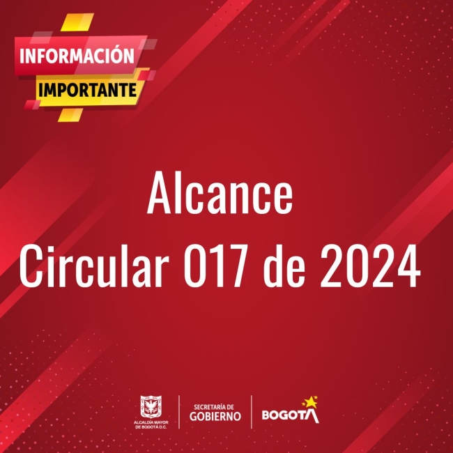 Alcance circular 017 de 2024