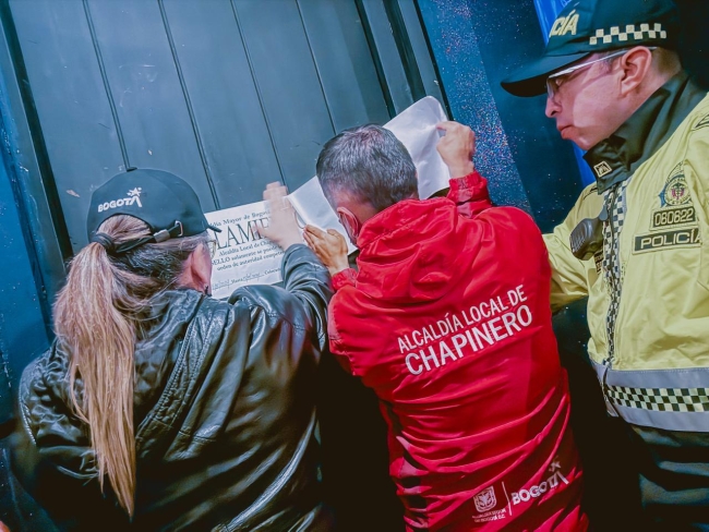 Operativo en Chapinero refuerza la seguridad en Bogotá