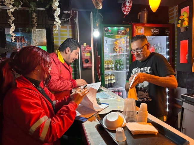 Alcaldía Local de Antonio Nariño fortalece la prevención de riñas con operativos de control a establecimientos comerciales