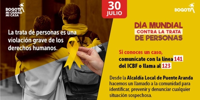 Puente Aranda fortalece la prevención de la trata de personas a través de acciones de sensibilización y promoción de derechos