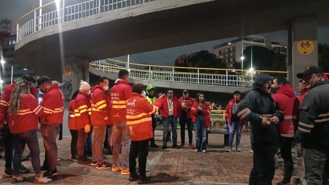 Operativo en sectores de la calle 97 y calle 98 en Chapinero
