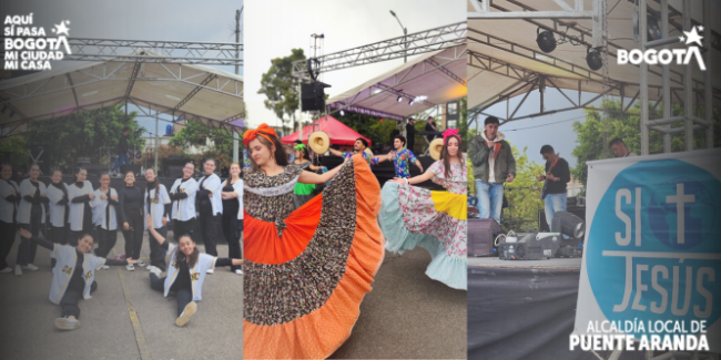 Festival Góspel 2025 llenó de música y arte el parque del barrio Santa Águeda