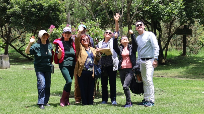 líderes de colectivos ambientalistas de Barrios Unidos en el Bosque Urbano Brazo Salitre
