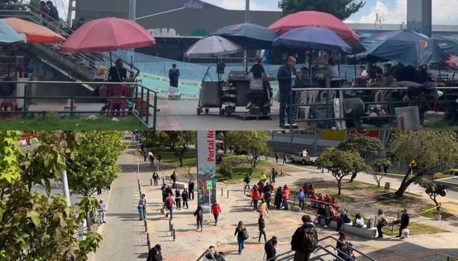 Operación Espacio Público: Recuperados 1.500 m² de espacio público en el Portal Norte