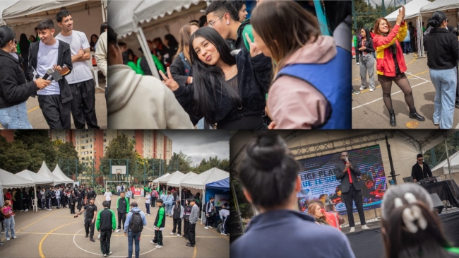 jóvenes en jornada de Bienestar sin Barreras