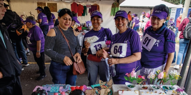 Conmemoración del 8M en Barrios Unidos