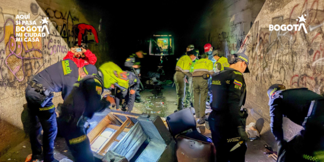  Operativo interinstitucional en Puente Aranda deja dos capturas y la incautación de ocho armas cortopunzantes
