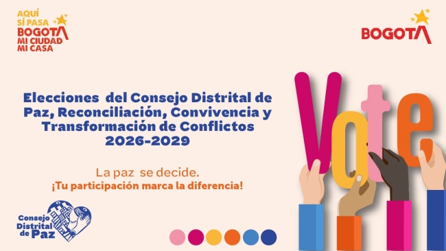 Pieza gráfica de invitación a participar de manera activa en las elecciones