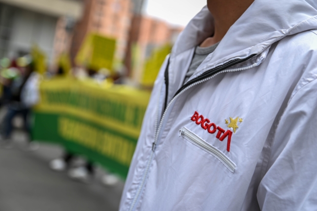 Equipo de dialogo en marchas Bogota