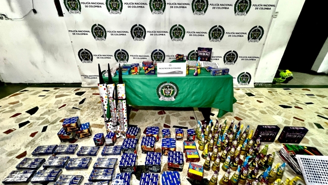 Operativos relámpago en cinco localidades frenan la pirotecnia ilegal