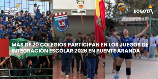 Más de 20 colegios participan en los Juegos de Integración Escolar 2026 en Puente Aranda