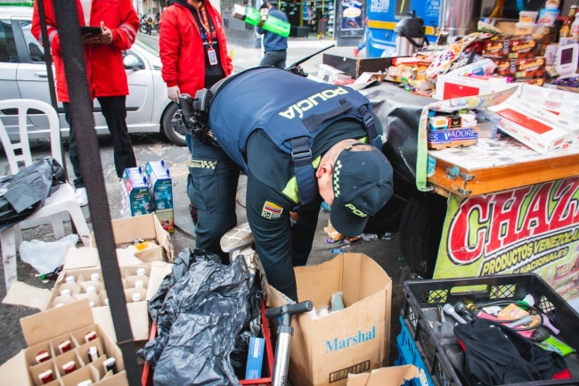 Operación Espacio Público en San Cristóbal Norte