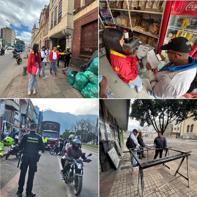 Operativo IVC y espacio público Los Mártires