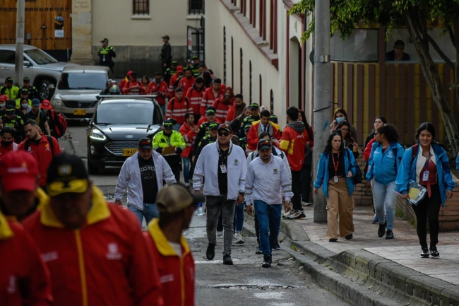 operativo carrera septima espacio publico