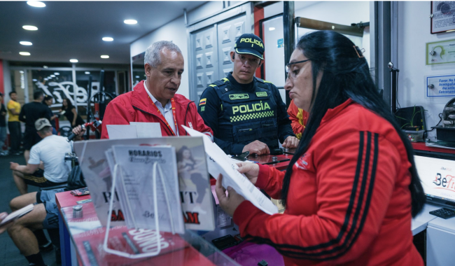 Operativo de control en gimnasios de Tunjuelito deja un suspendido  