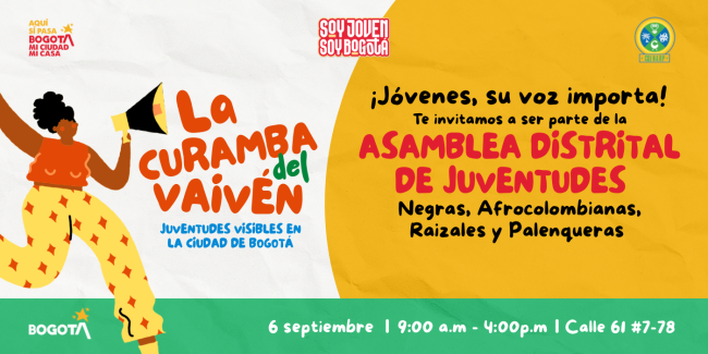 Invitación a La Curamba del Vaivén: Juventudes Visibles en la ciudad de Bogotá