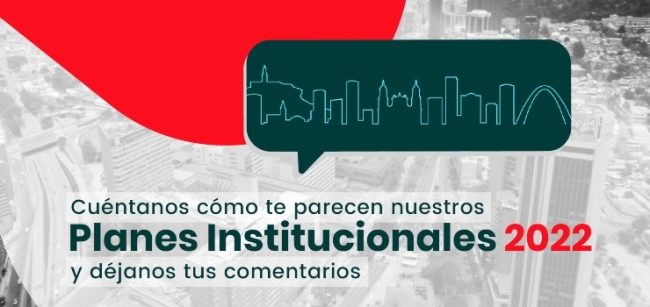 Pieza invitación a participar sobre los planes 2022