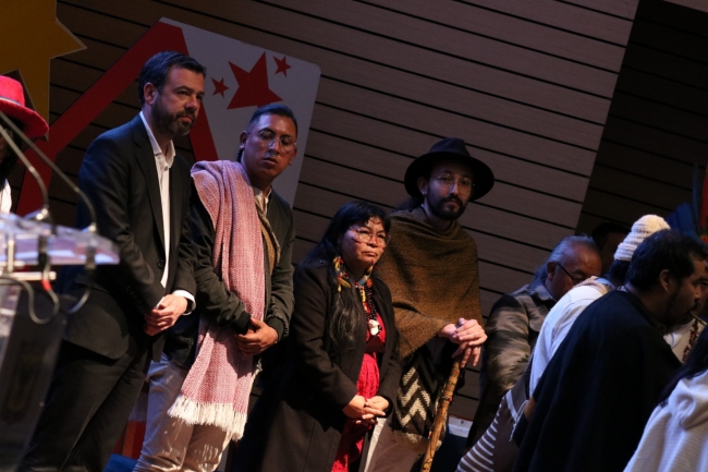 Posesión de gobernadores de pueblos del consejo consultivo distrital