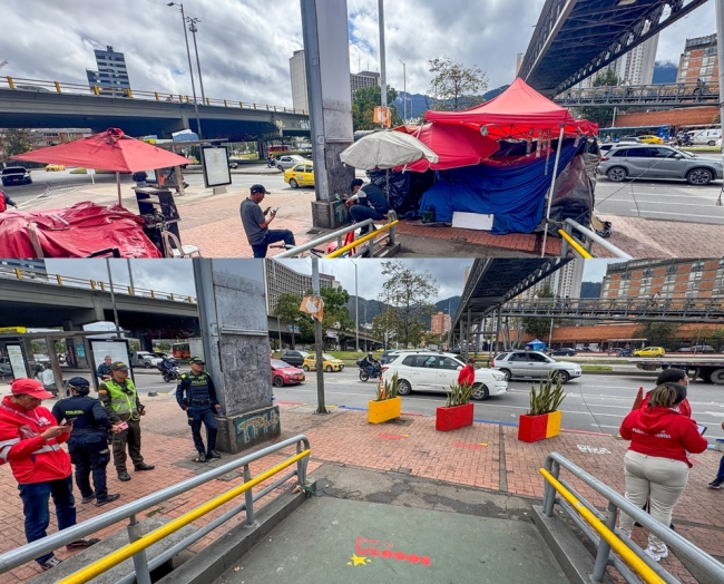 Recuperacion espacio publico puente cad transmilenio